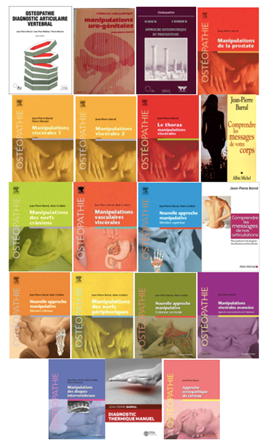 Couvertures des 19 ouvrages de Jean-Pierre BARRAL par ordre chronologique